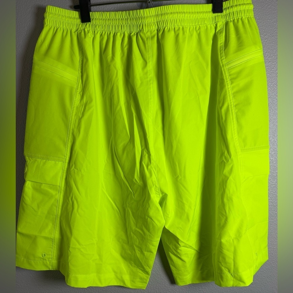 Northyard Neon Green Men's Shorts Size XXL - Picture 6 of 7